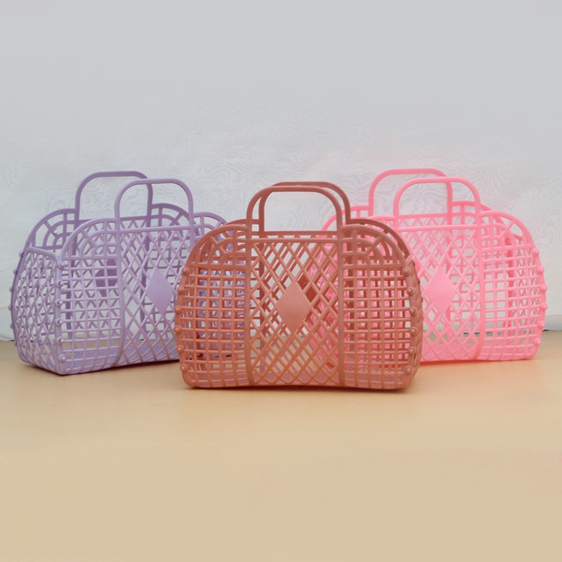 Home And Bathroom - Detachable Shower Basket Plastic Bath Jelly