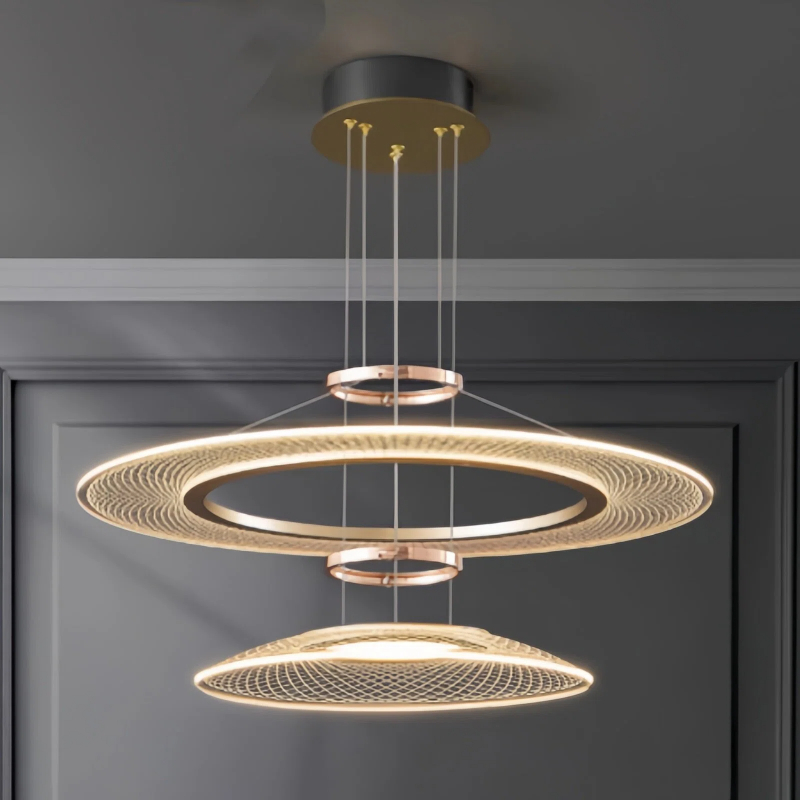 Home Bathroom Lighting Design - Modern Minimalist Luxury Led Chandelier Italy