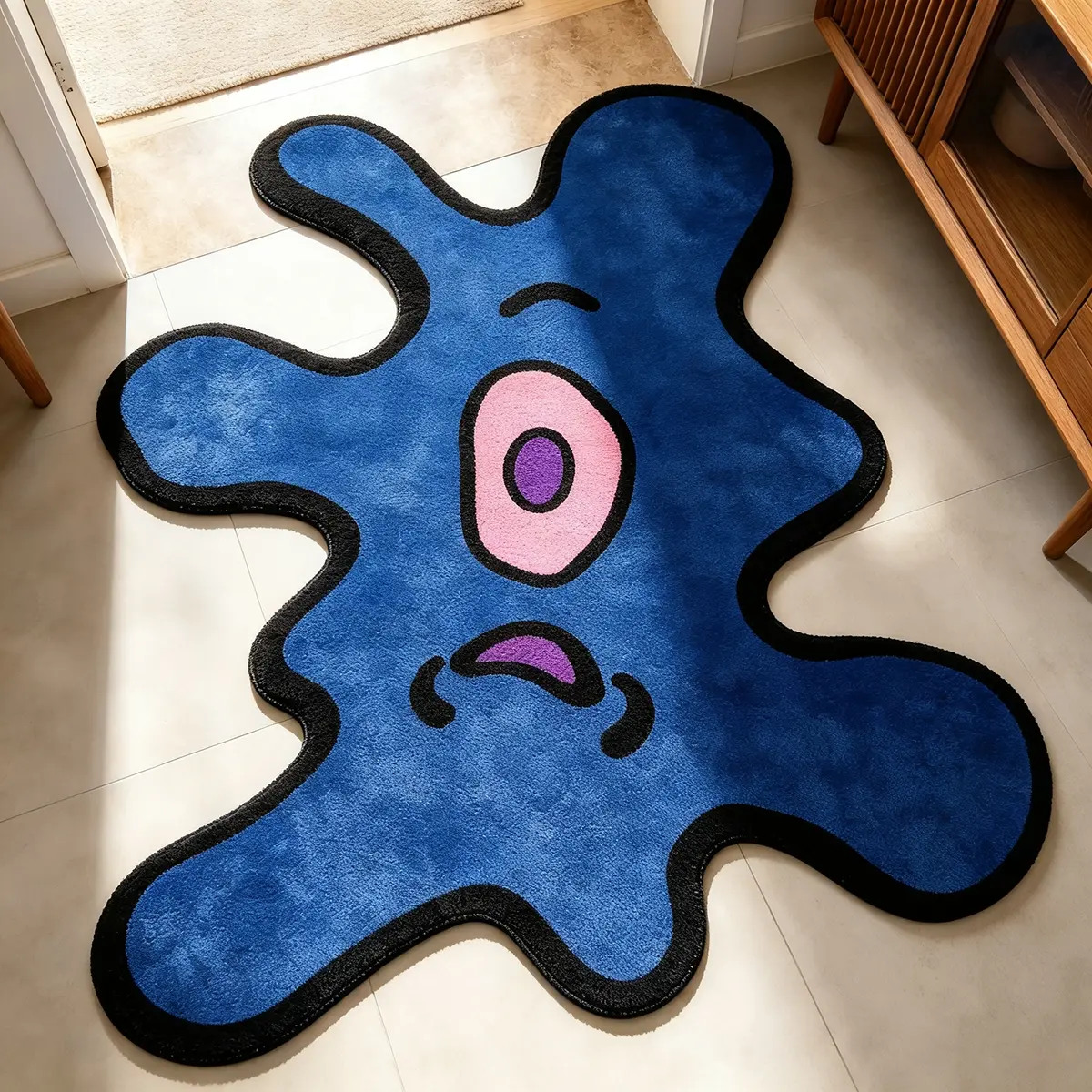 Home Bathroom Carpet - VIKAMA Street Style Single Eyed Monster
