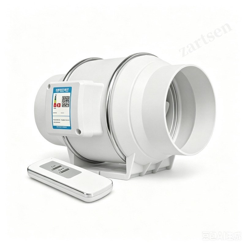 Home Bathroom Ventilation - Exhaust Fan Home Silent Inline Pipe