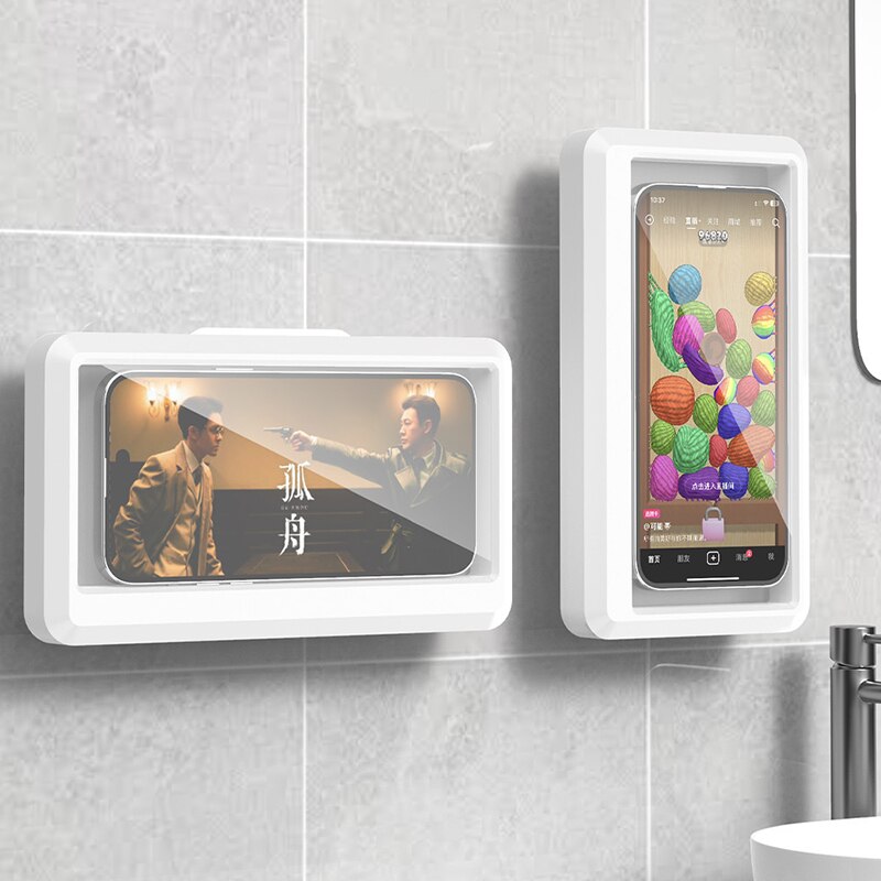 Home And Bathroom - Bathroom Waterproof Phone Holder Home Wall