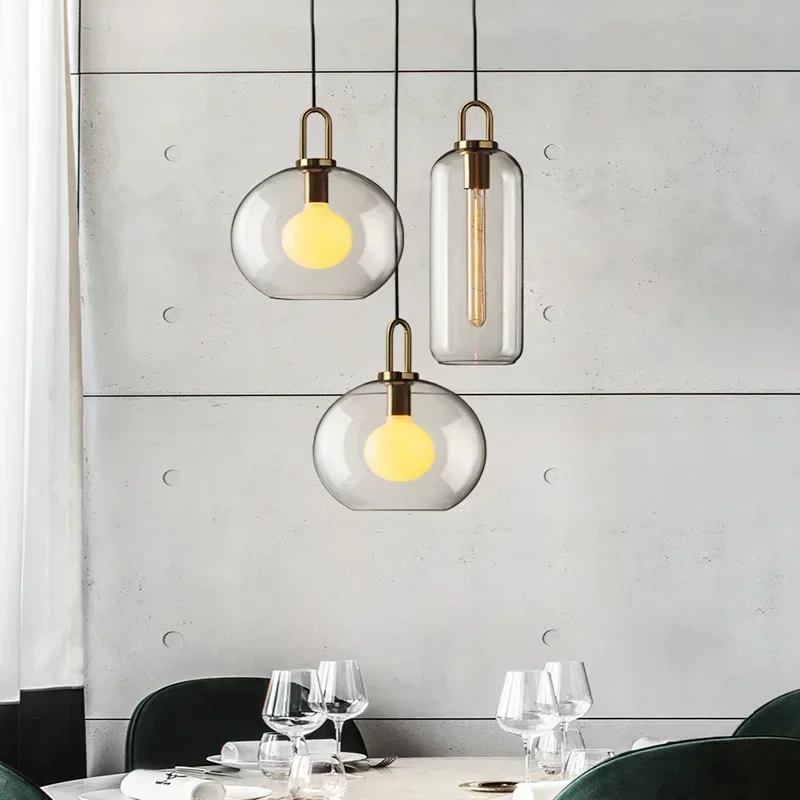 Nordic Glass Art Design Black  - огляд і ціна Home Bathroom Lighting Design
