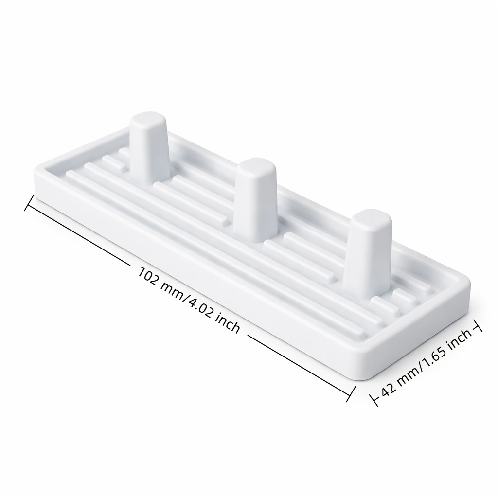 3-Slot Plastic Toothbrush Hold - огляд і ціна Toothbrush Holder Set