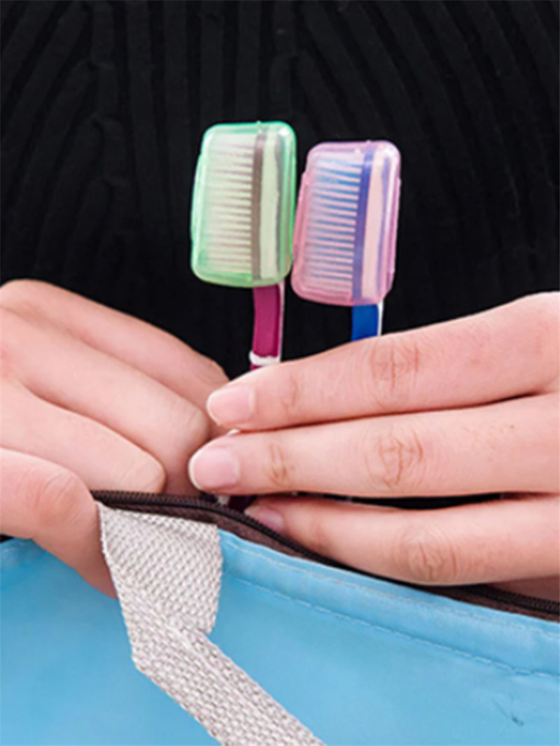 5Pcs/Set Portable Toothbrush C - огляд і ціна Toothbrush Holder Set