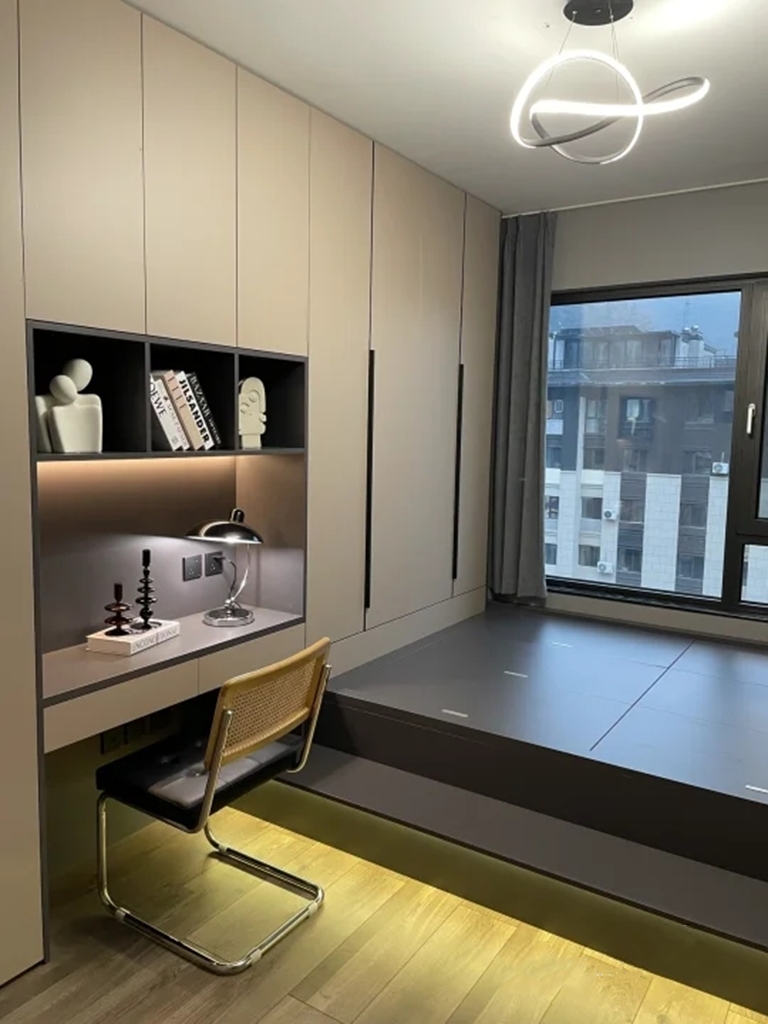 ^Custom Modern Tatami Bedroom  - огляд і ціна Home Bathroom Dimensions