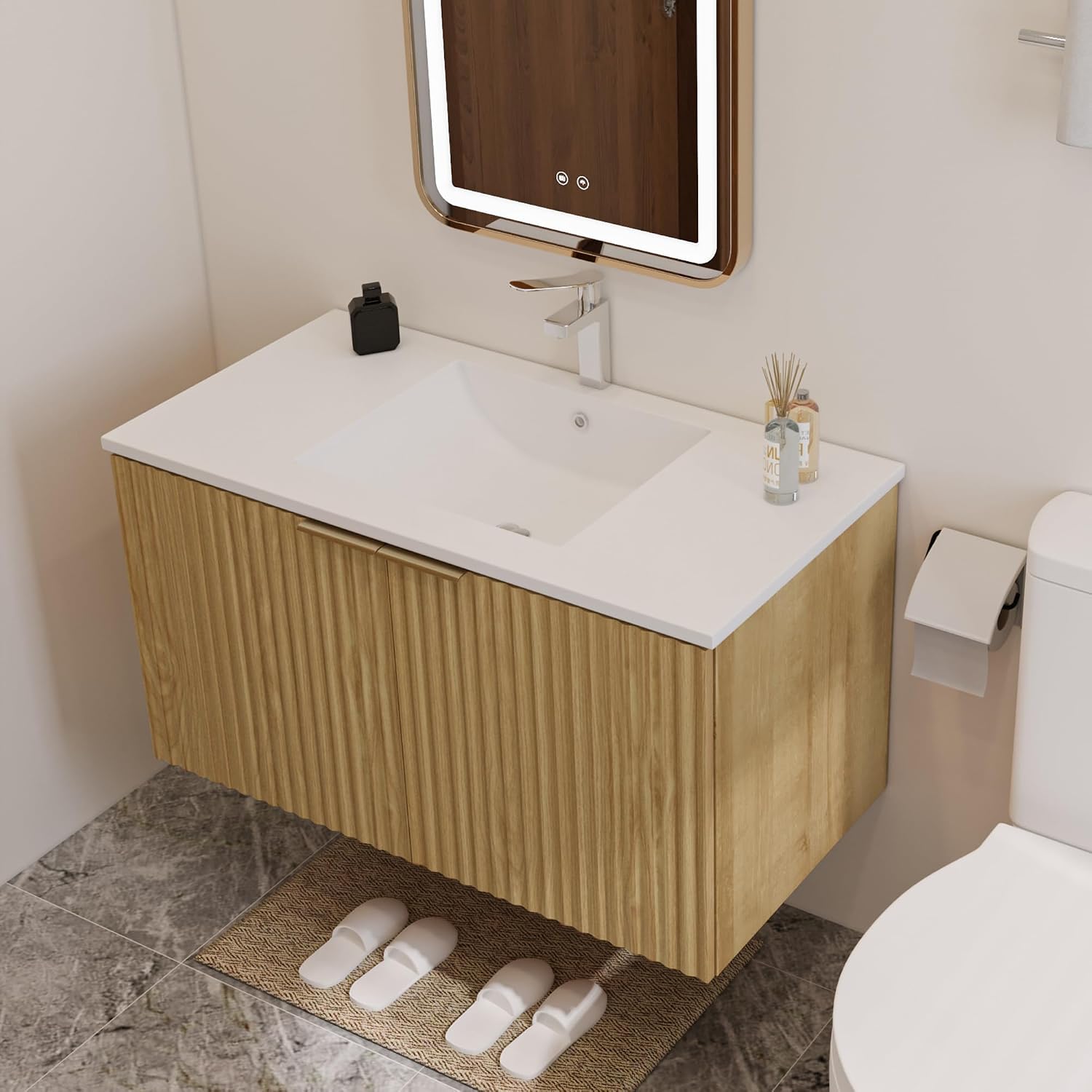 Modern Floating Bathroom Vanit - огляд і ціна Home And Bathroom