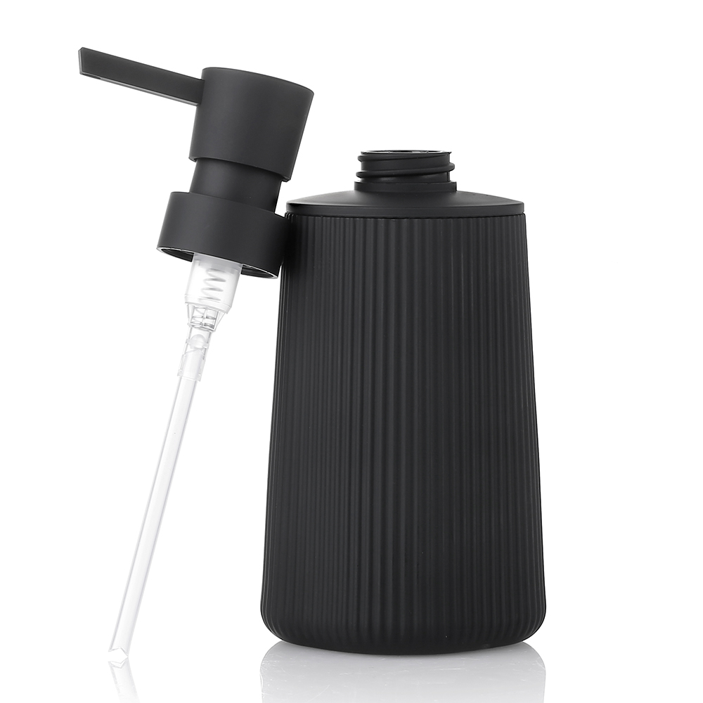 Modern Ribbed Plastic Liquid S - огляд і ціна Home Bathroom Soap Dispenser