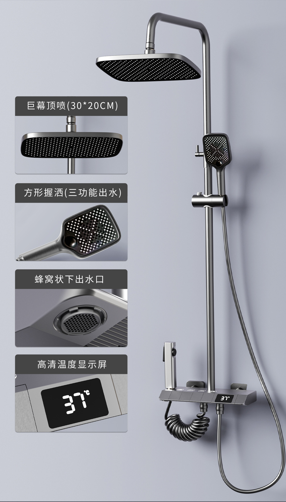 New Fashioned Brass Gun Grey P - огляд і ціна Home For Bathroom