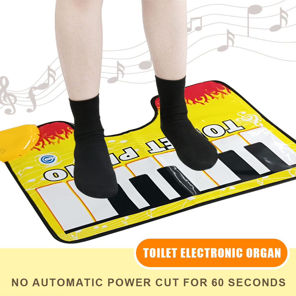 Toilet Piano Mat Novelty Potty - огляд і ціна Home Bathroom Carpet
