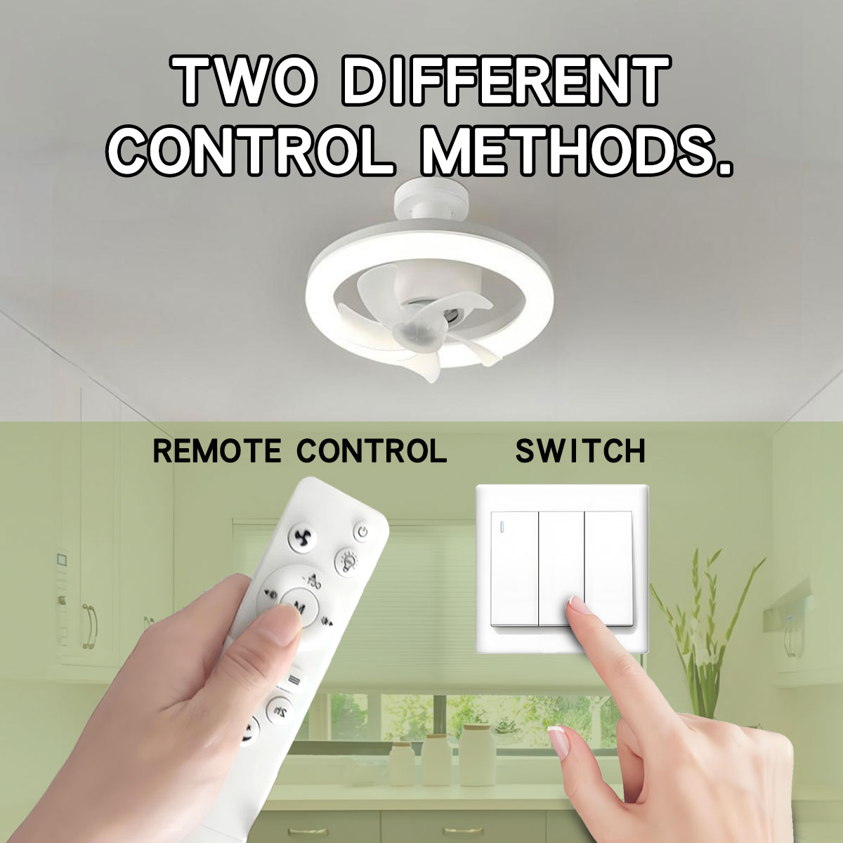 360°Rotating E27 Ceiling Fan B - огляд і ціна Home Bathroom Ventilation