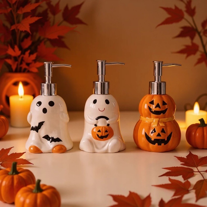 280ML Halloween Ghost Pumpkin  - огляд і ціна Home Bathroom Soap Dispenser