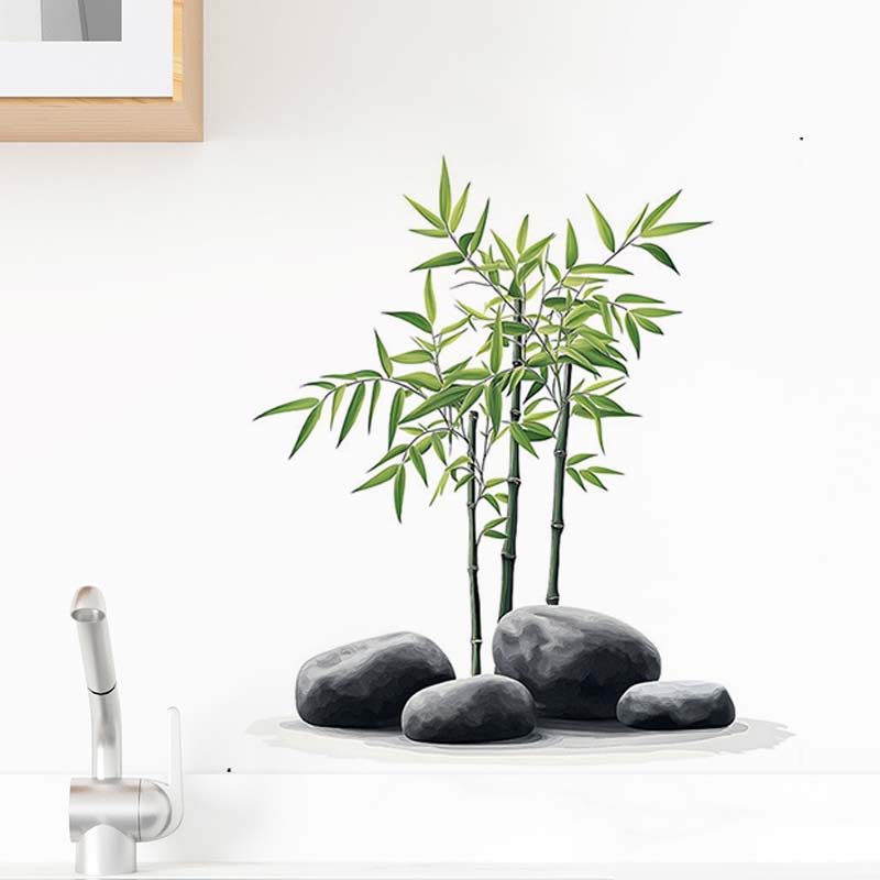 Ink Bamboo Wall Sticker Bathro - огляд і ціна Home Bathroom Wall Tiles