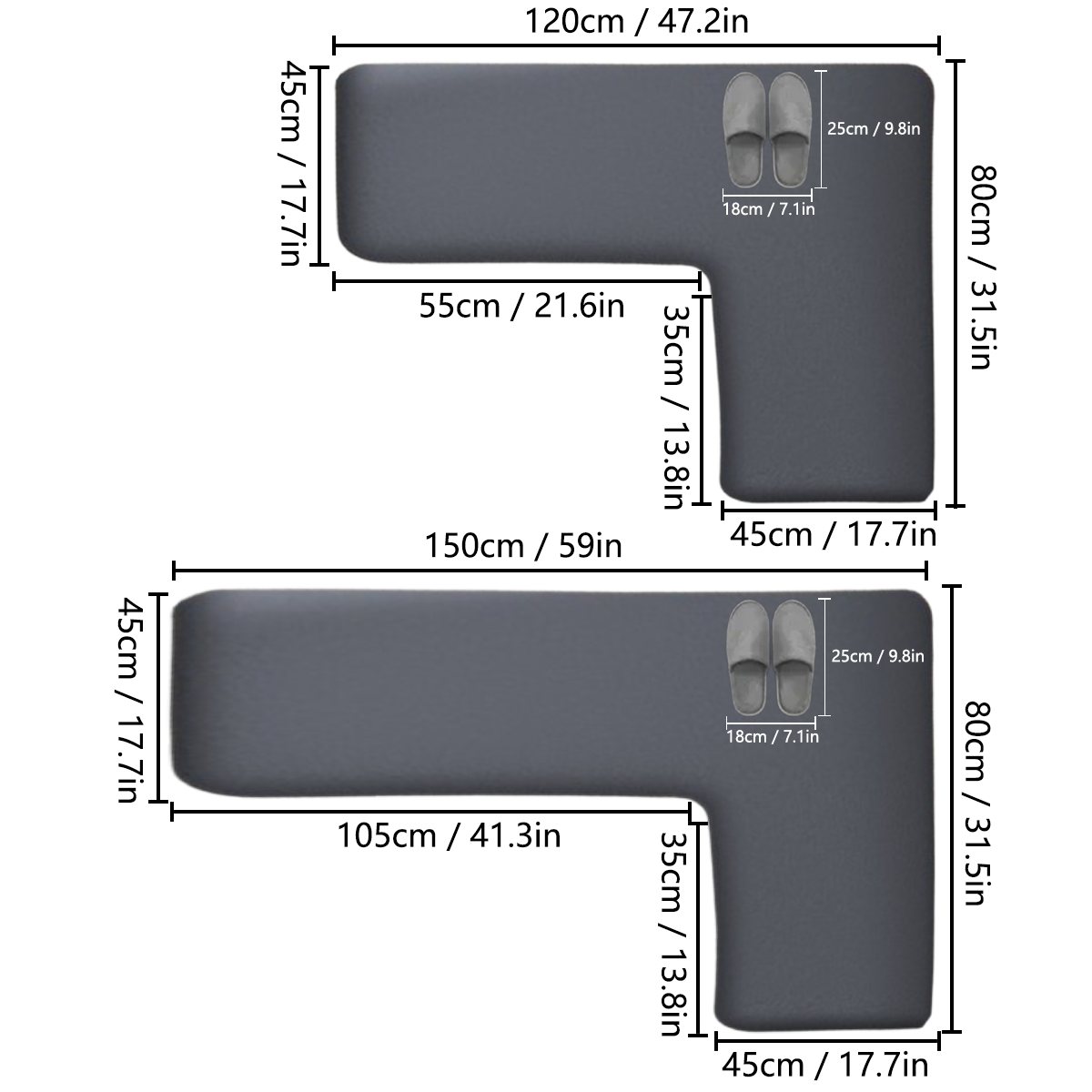 Simple thickened corner floor  - огляд і ціна Home Bathroom Carpet