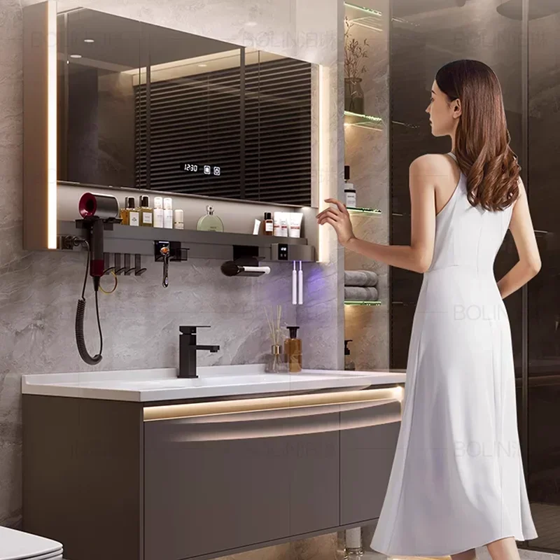 c13-Modern Simple Bathroom Cab - огляд і ціна Home Bathroom Vanity Combo