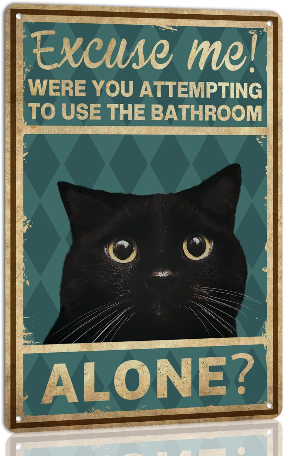 Cat Bathroom Wall Art Excuse M - огляд і ціна Home Alone Bathroom