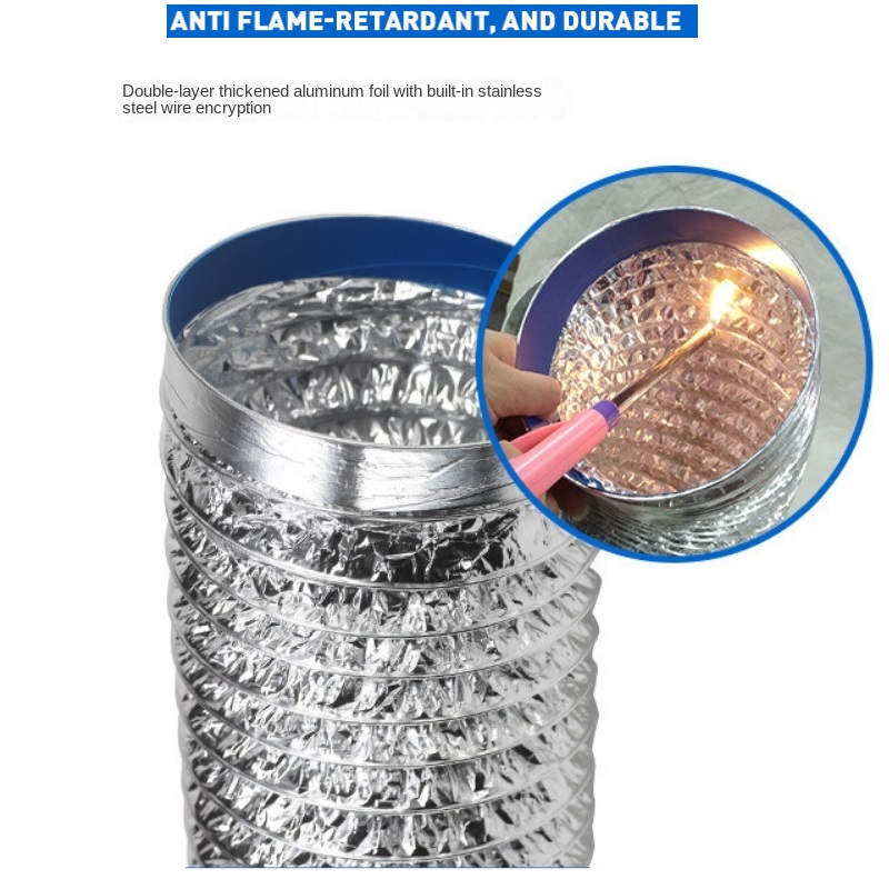 ∅125mm Aluminum Foil Ventilati - огляд і ціна Home Bathroom Ventilation