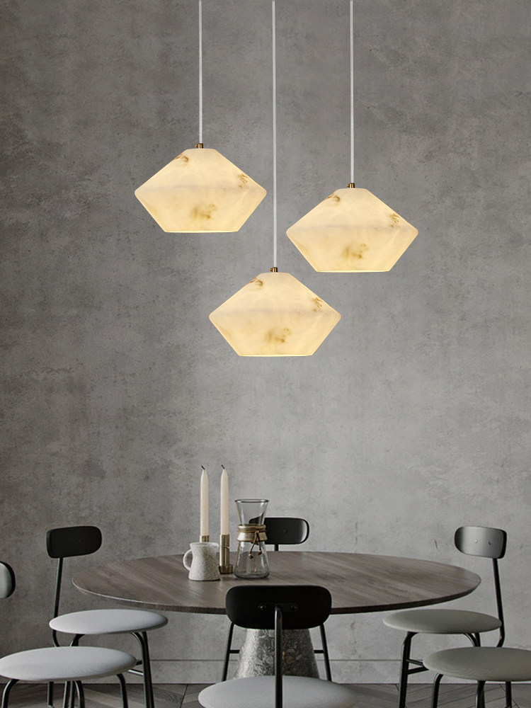 Modern Natural Stone Pendant L - огляд і ціна Home Bathroom Lighting Design