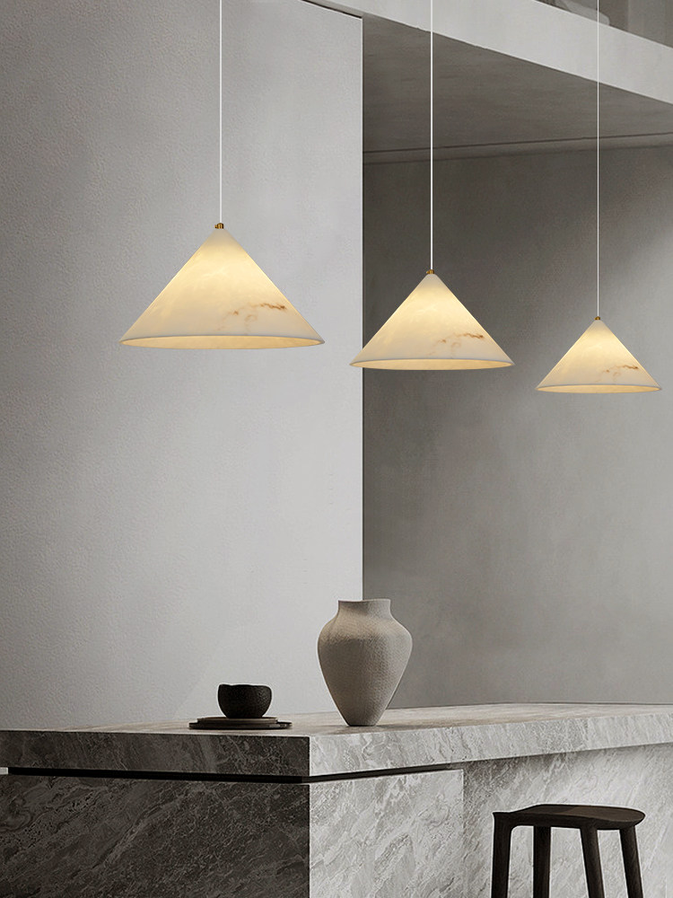 Modern Natural Stone Pendant L - огляд і ціна Home Bathroom Lighting Design