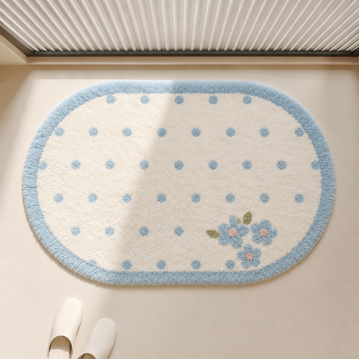 Pink Strawberry Plush Bath Mat - огляд і ціна Home Bathroom Carpet