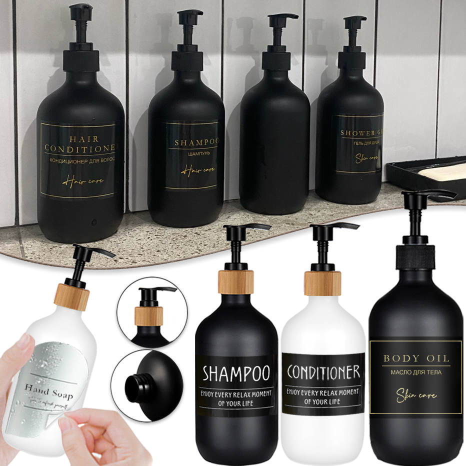 500ml Soap Dispenser Bottle Sh - огляд і ціна Home Bathroom Soap Dispenser
