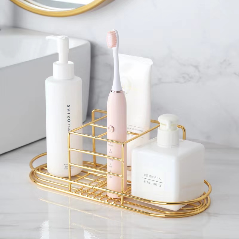 Gold Toothbrush Holder Shelf B - огляд і ціна Toothbrush Holder Set