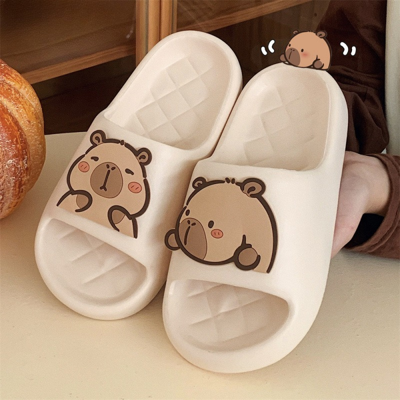Women Slippers Cute Capybara H - огляд і ціна Home Bathroom Size
