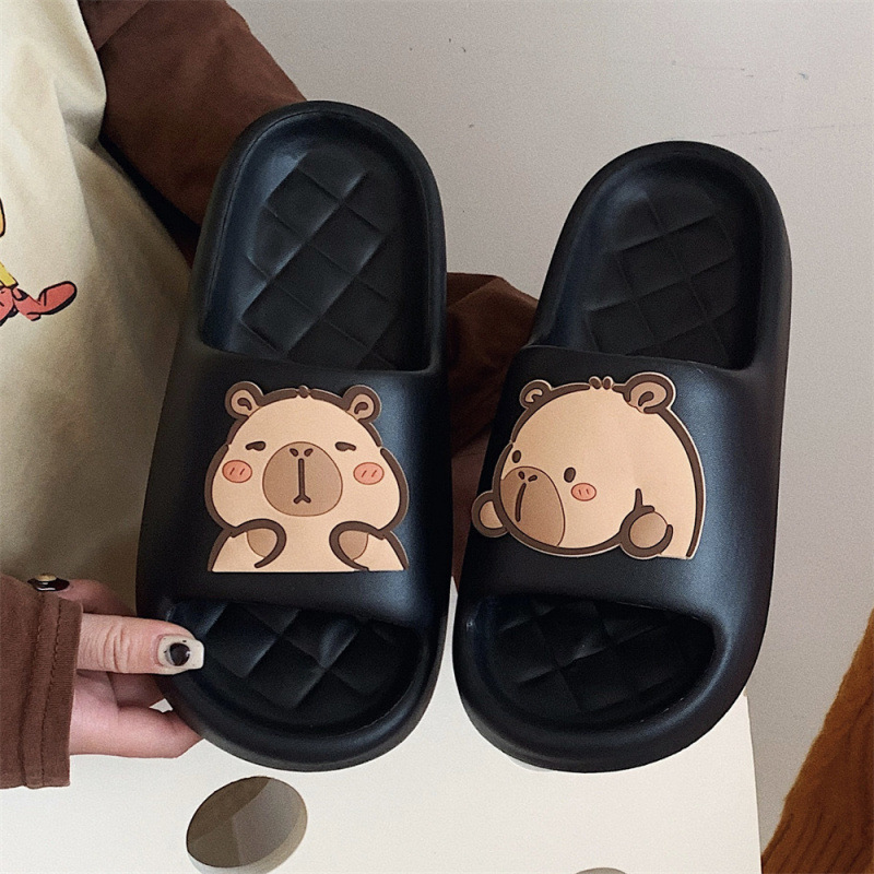 Women Slippers Cute Capybara H - огляд і ціна Home Bathroom Size