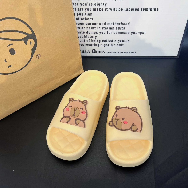 Women Slippers Cute Capybara H - огляд і ціна Home Bathroom Size
