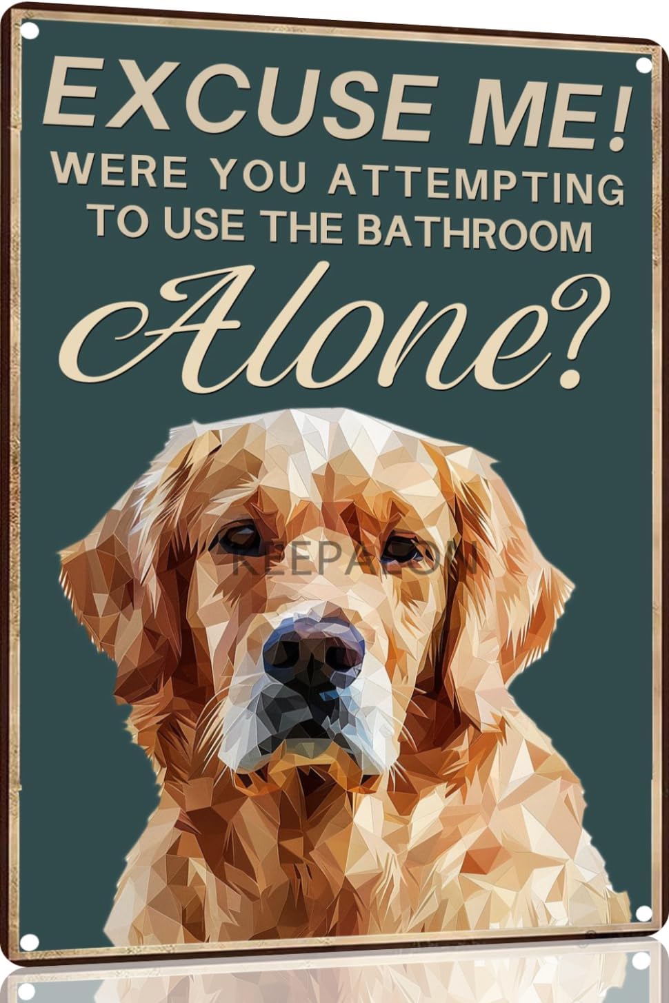 Golden Retriever Bathroom Wall - огляд і ціна Home Alone Bathroom