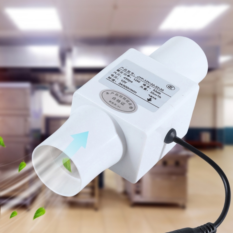 12V Quiet Inline Pipe Ventilat - огляд і ціна Home Bathroom Ventilation