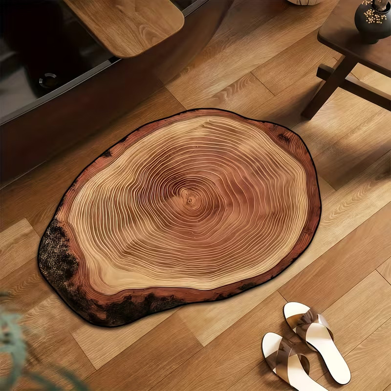 1pc Exquisite Simulated Wood T - огляд і ціна Jet Home Bathroom Mats