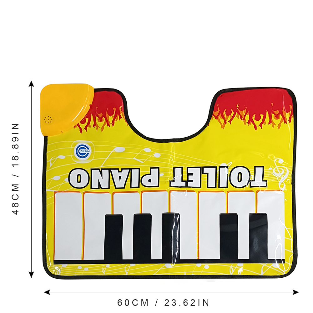 Toilet Piano Mat Novelty Potty - огляд і ціна Home Bathroom Carpet