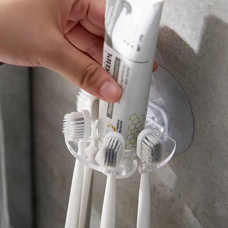 1/3pcs Self-adhesive Wall Moun - огляд і ціна Toothbrush Holder Set