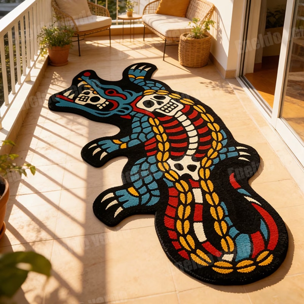 Durable Wool-like Fabric Croco - огляд і ціна Home Bathroom Carpet