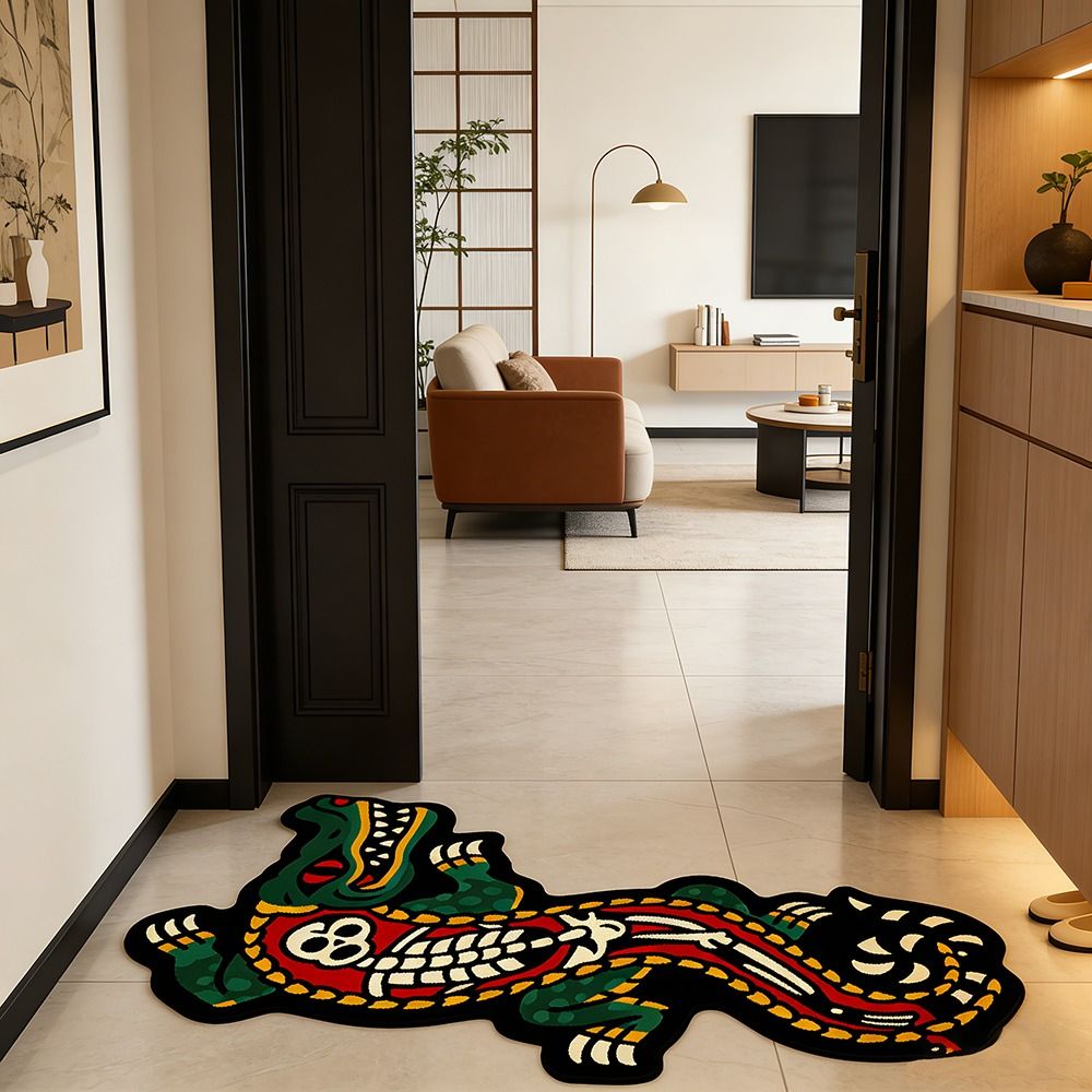 Durable Wool-like Fabric Croco - огляд і ціна Home Bathroom Carpet