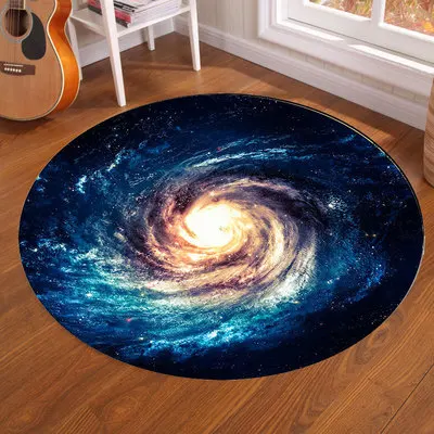 Galaxy Earth Moon Round Carpet - огляд і ціна Home Bathroom Carpet