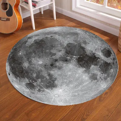 Galaxy Earth Moon Round Carpet - огляд і ціна Home Bathroom Carpet