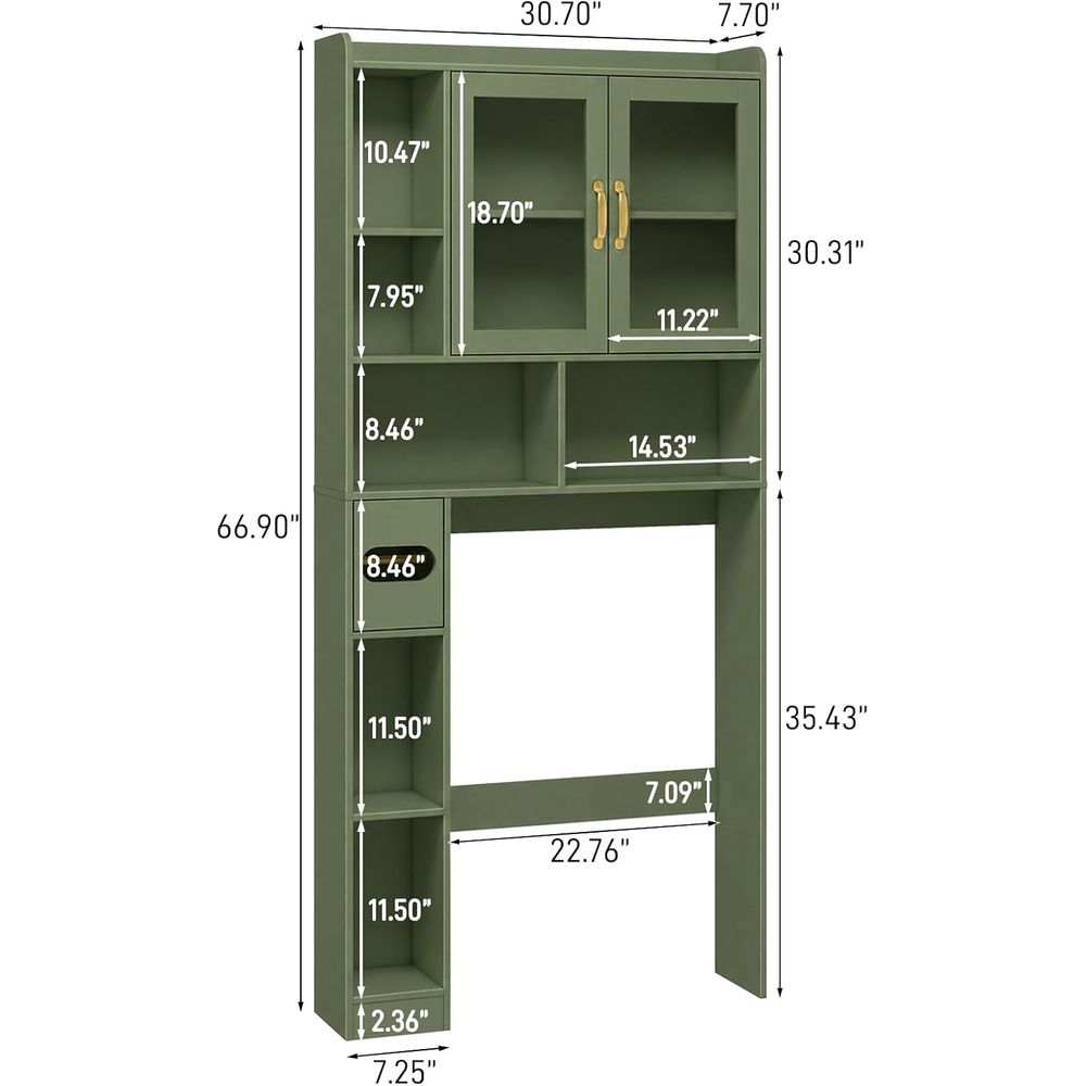 Space-Saving Acrylic Over-the- - огляд і ціна Home And Bathroom