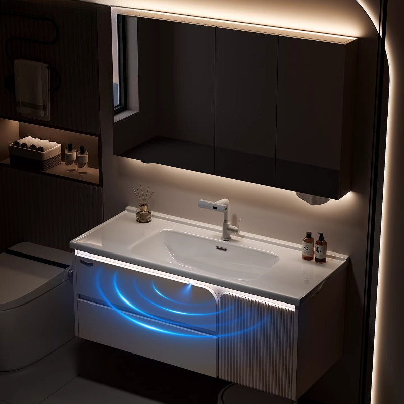 #Home Ceramic integrated basin - огляд і ціна Home Bathroom Vanity Combo